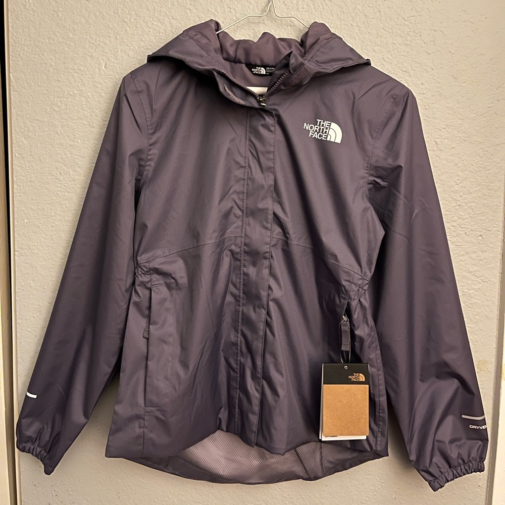The North Face Antora Rain Jacket in Lunar Slate, Girls Large